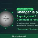 Changer la pile CMOS - guide pratique